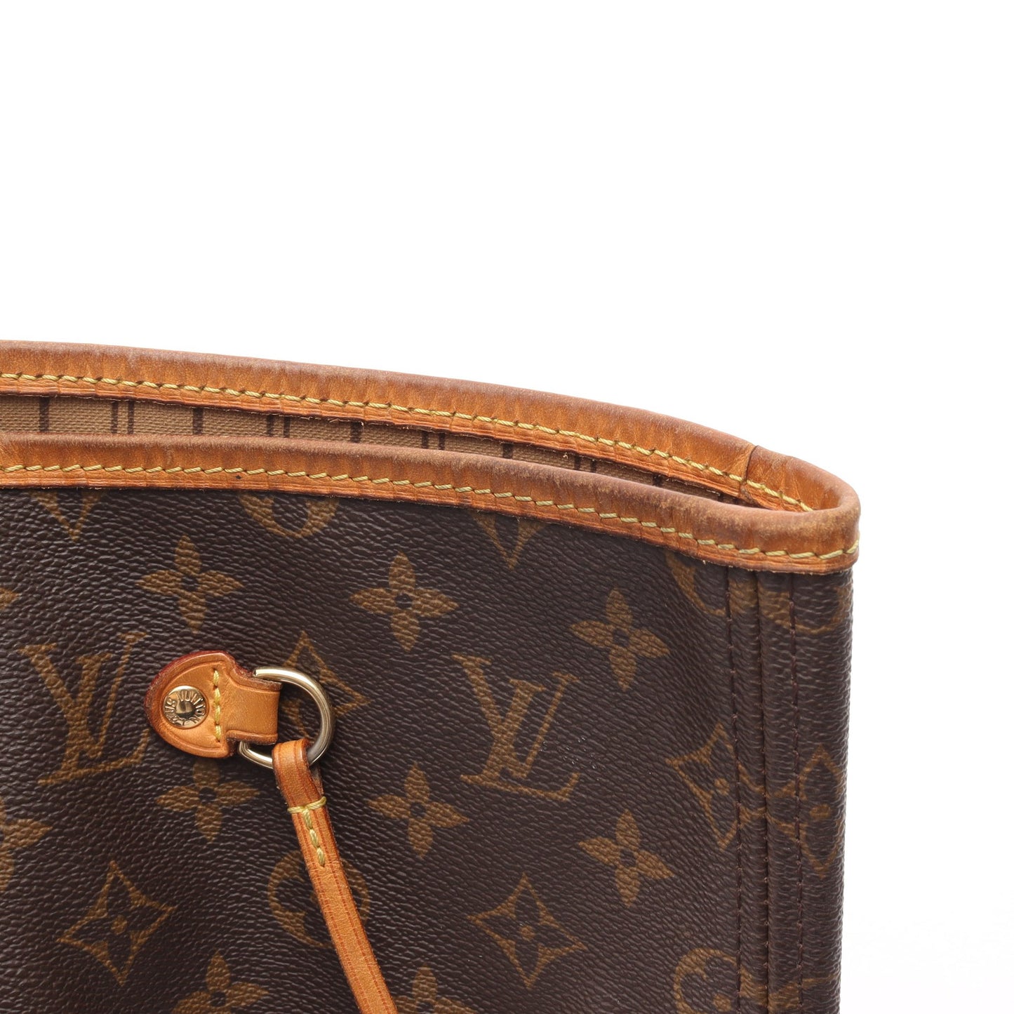 ネヴァーフルGM モノグラム ショルダーバッグ トートバッグ PVC レザー ブラウン ルイヴィトン バッグ LOUIS VUITTON