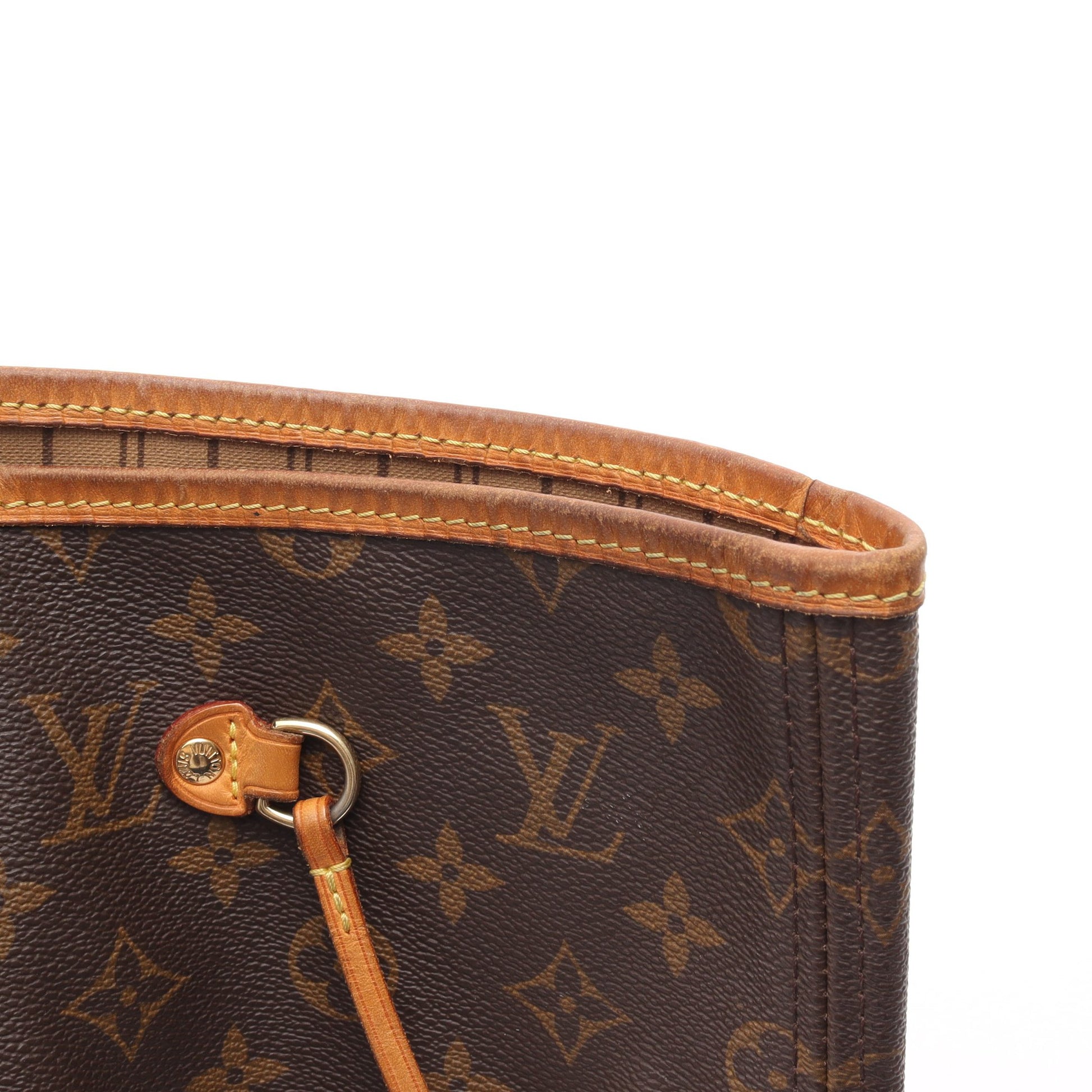 ネヴァーフルGM モノグラム ショルダーバッグ トートバッグ PVC レザー ブラウン ルイヴィトン バッグ LOUIS VUITTON