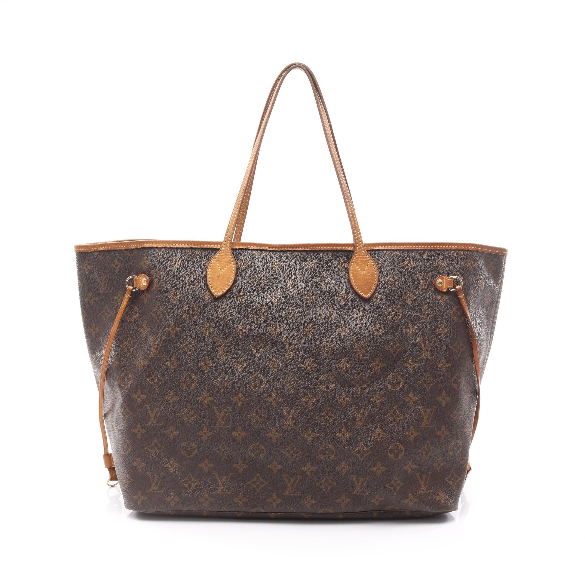 ネヴァーフルGM モノグラム ショルダーバッグ トートバッグ PVC レザー ブラウン ルイヴィトン バッグ LOUIS VUITTON