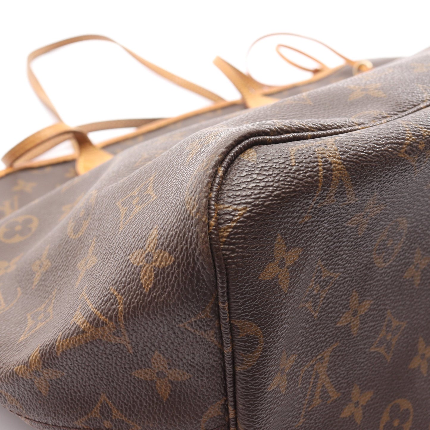 ネヴァーフルGM モノグラム ショルダーバッグ トートバッグ PVC レザー ブラウン ルイヴィトン バッグ LOUIS VUITTON