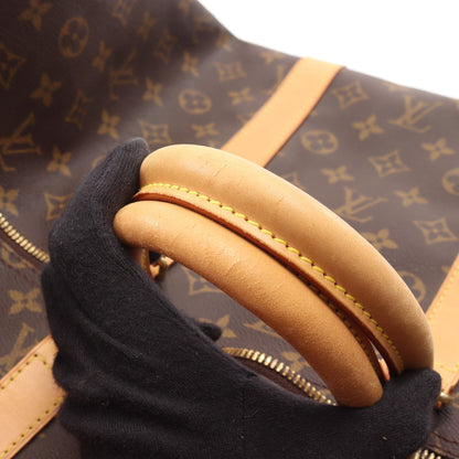 キーポル バンドリエール55 モノグラム ボストンバッグ PVC レザー ブラウン 2WAY ルイヴィトン バッグ LOUIS VUITTON