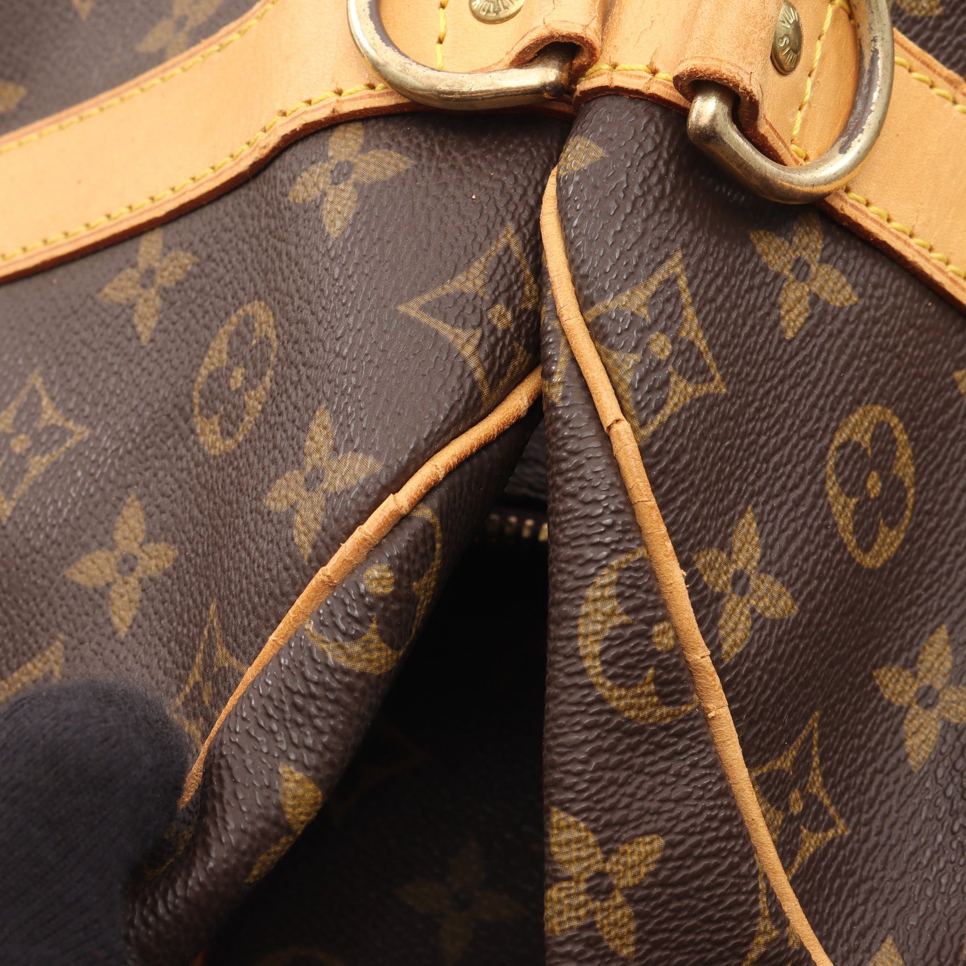 キーポル バンドリエール55 モノグラム ボストンバッグ PVC レザー ブラウン 2WAY ルイヴィトン バッグ LOUIS VUITTON