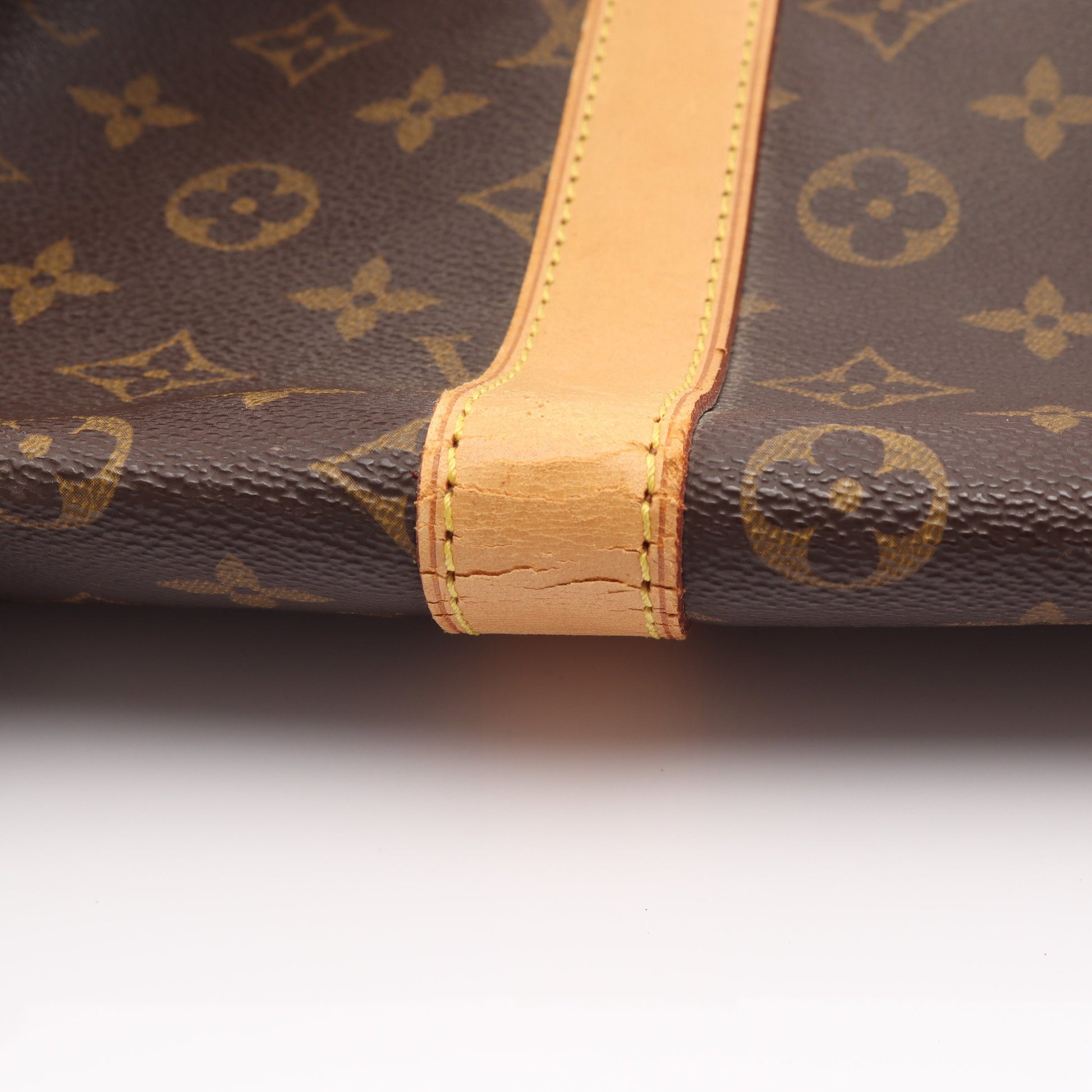 キーポル バンドリエール55 モノグラム ボストンバッグ PVC レザー ブラウン 2WAY ルイヴィトン バッグ LOUIS VUITTON