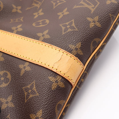 キーポル バンドリエール55 モノグラム ボストンバッグ PVC レザー ブラウン 2WAY ルイヴィトン バッグ LOUIS VUITTON