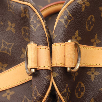 キーポル バンドリエール55 モノグラム ボストンバッグ PVC レザー ブラウン 2WAY ルイヴィトン バッグ LOUIS VUITTON