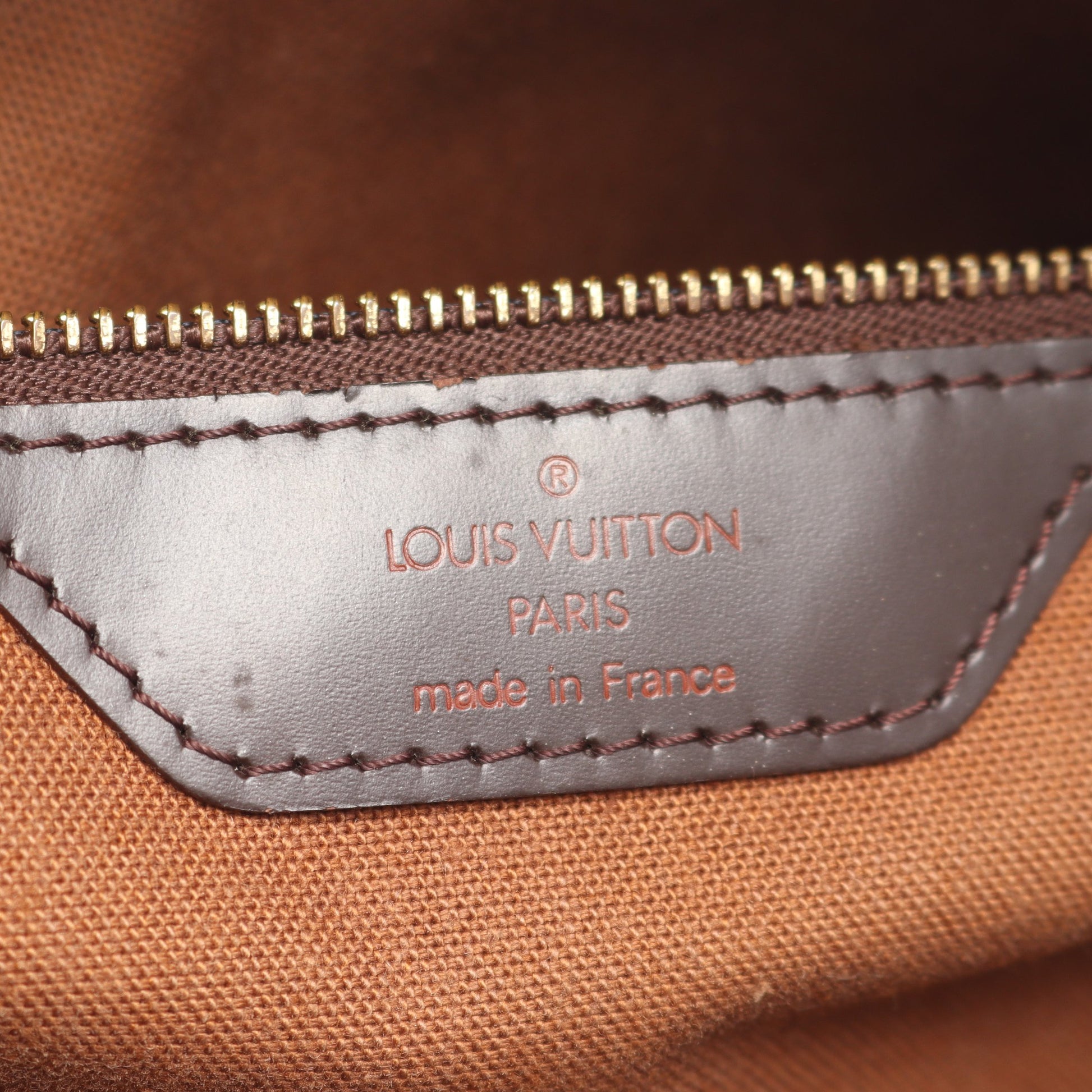 チェルシー ダミエエベヌ ショルダーバッグ トートバッグ PVC レザー ブラウン ルイヴィトン バッグ LOUIS VUITTON