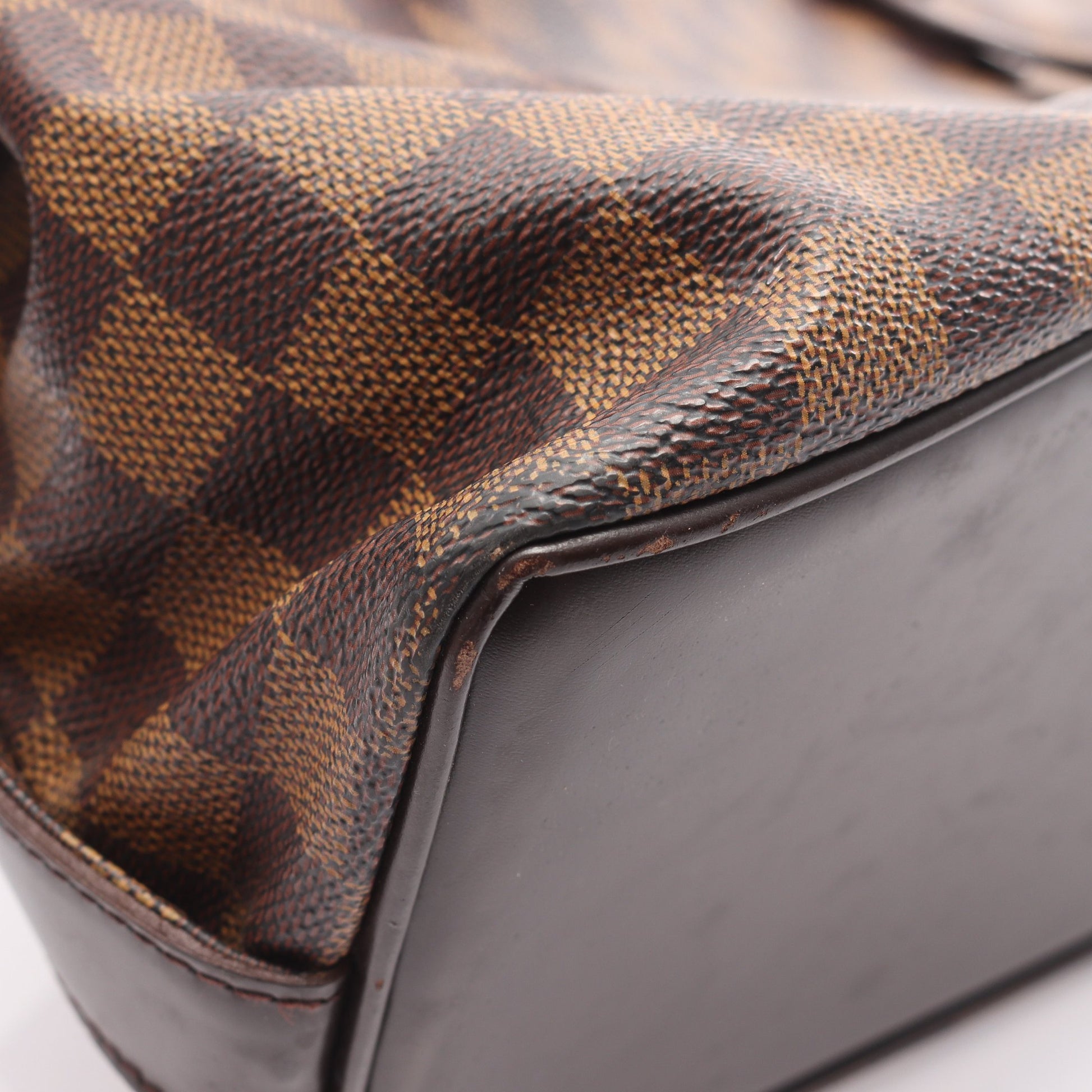 チェルシー ダミエエベヌ ショルダーバッグ トートバッグ PVC レザー ブラウン ルイヴィトン バッグ LOUIS VUITTON