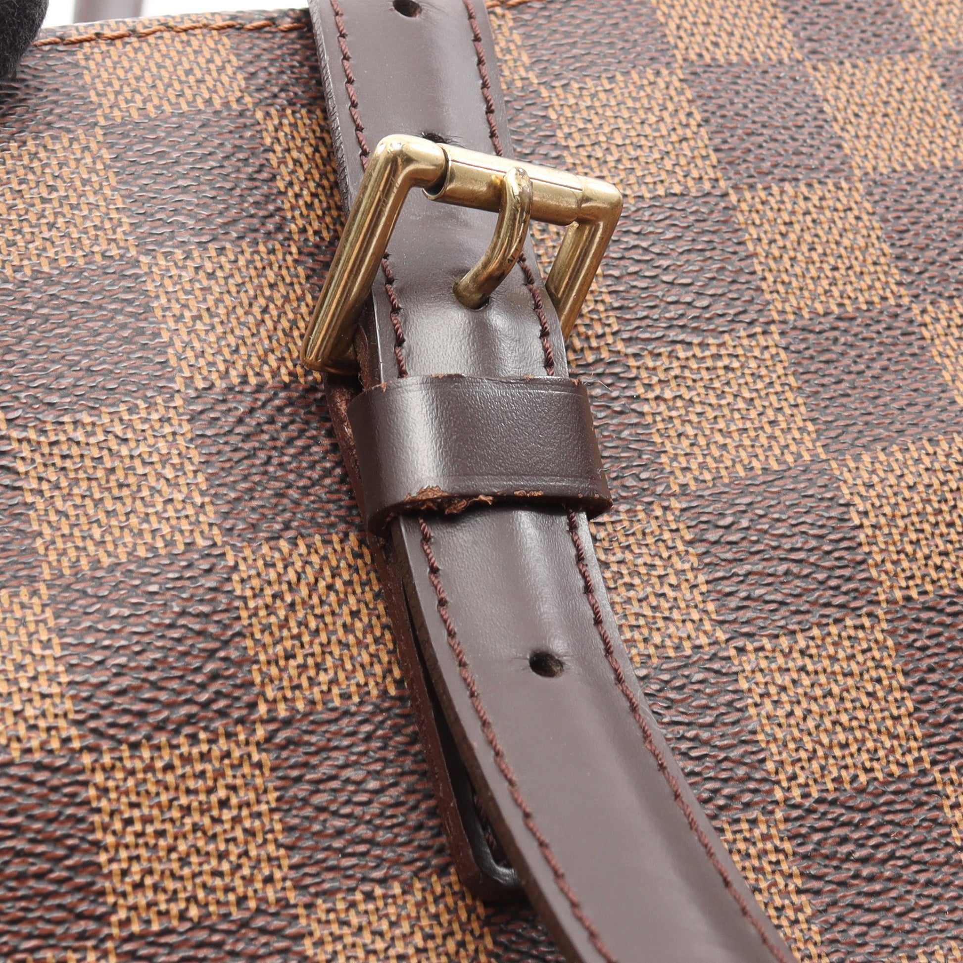 チェルシー ダミエエベヌ ショルダーバッグ トートバッグ PVC レザー ブラウン ルイヴィトン バッグ LOUIS VUITTON