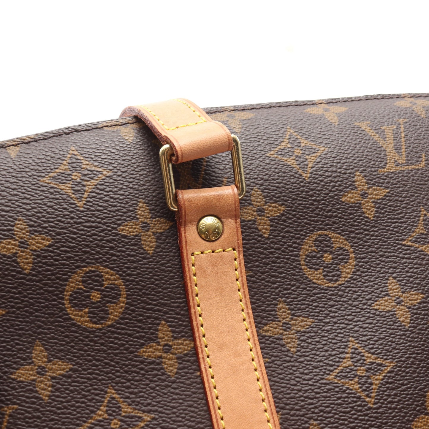 バビロン モノグラム ショルダーバッグ PVC レザー ブラウン ルイヴィトン バッグ LOUIS VUITTON