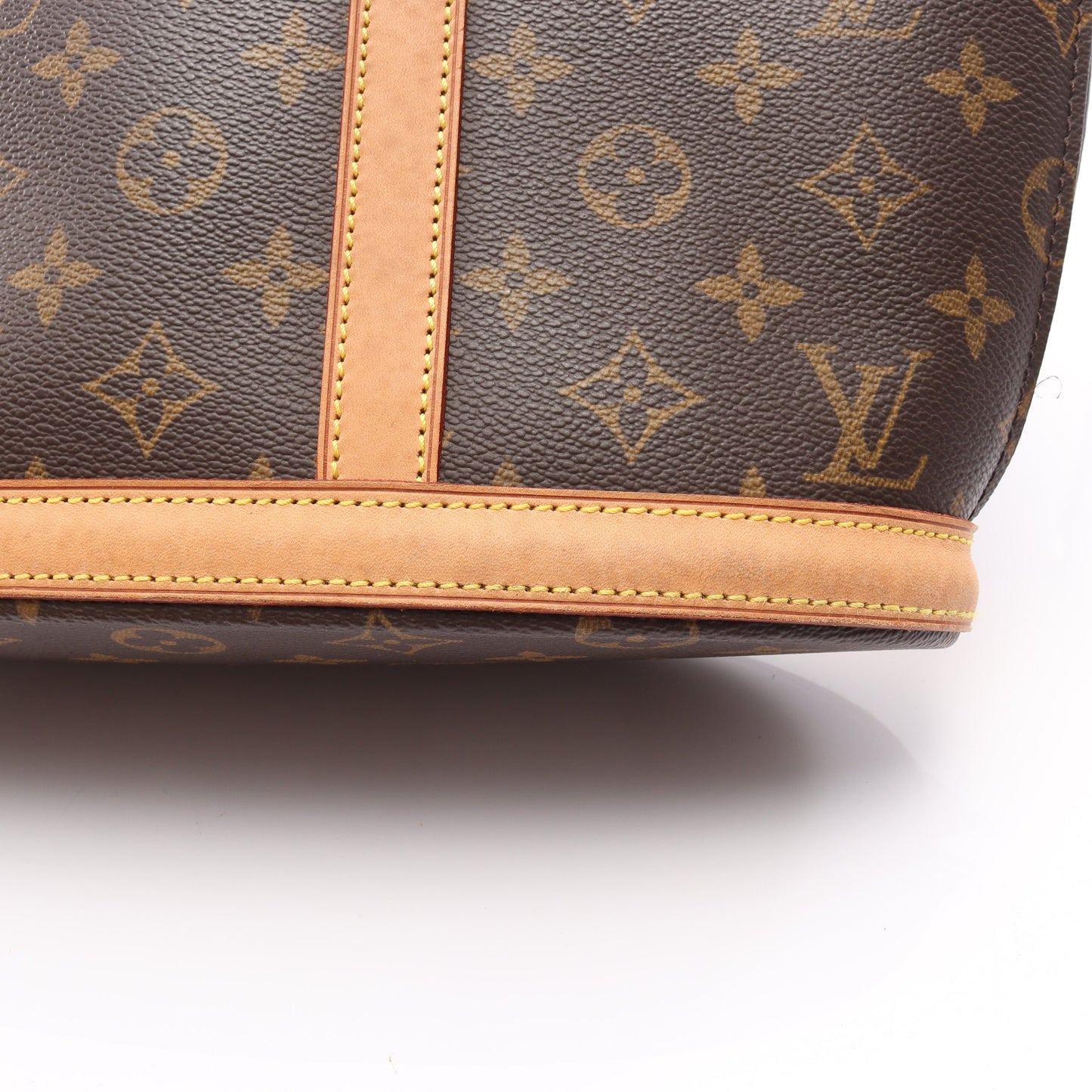 バビロン モノグラム ショルダーバッグ PVC レザー ブラウン ルイヴィトン バッグ LOUIS VUITTON