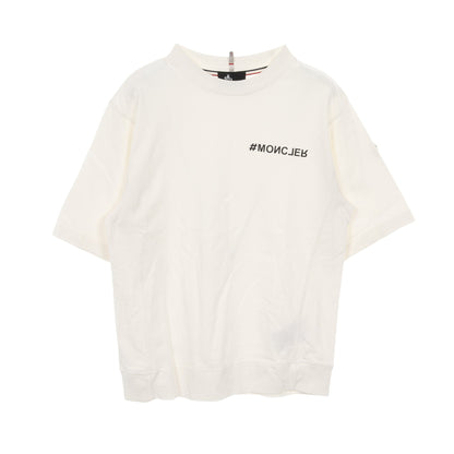 Tシャツ ロゴ コットン ホワイト モンクレールグルノーブル トップス MONCLER GRENOBLE