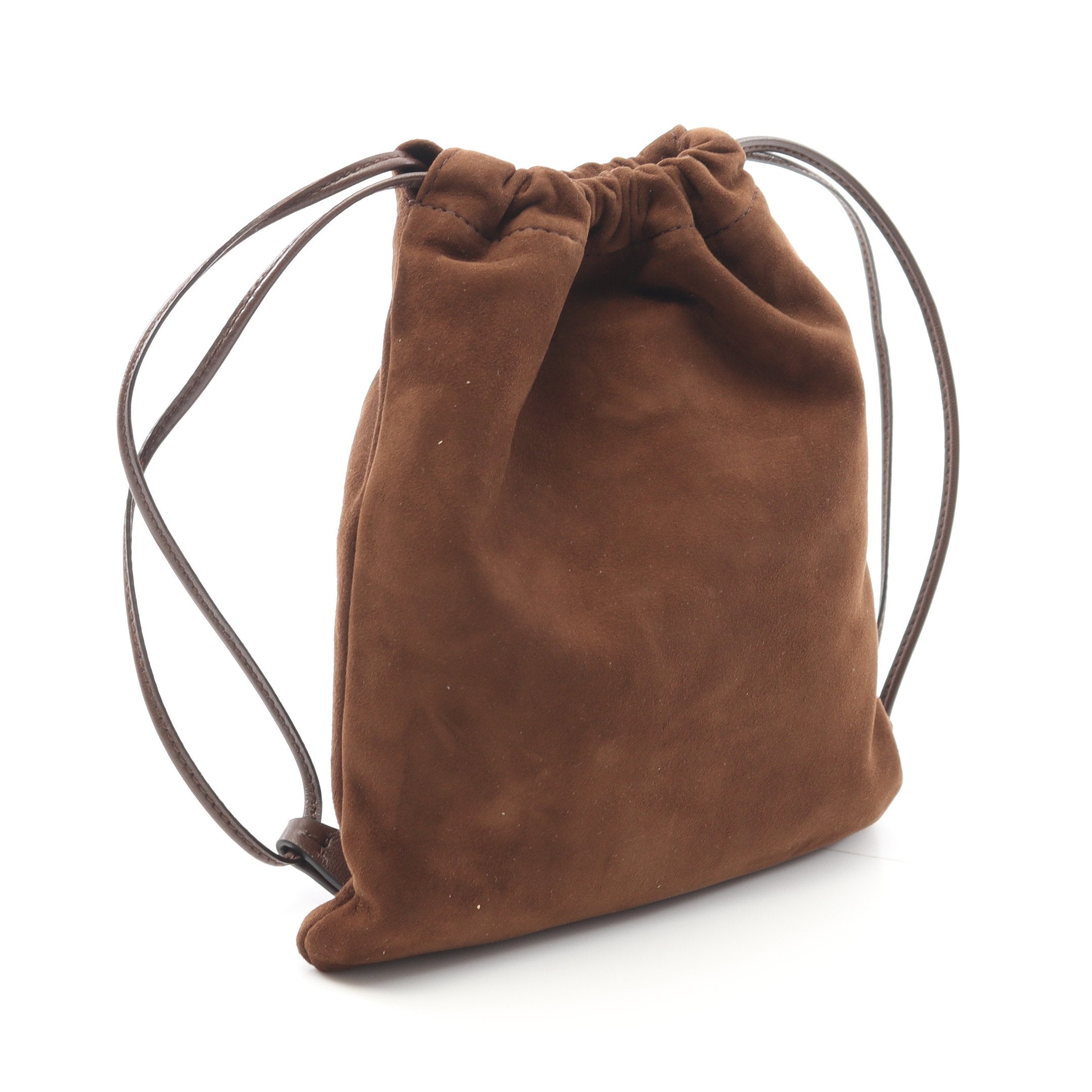 CAMOSCIO ポーチ スエード ブラウン ミュウミュウ – RECLO