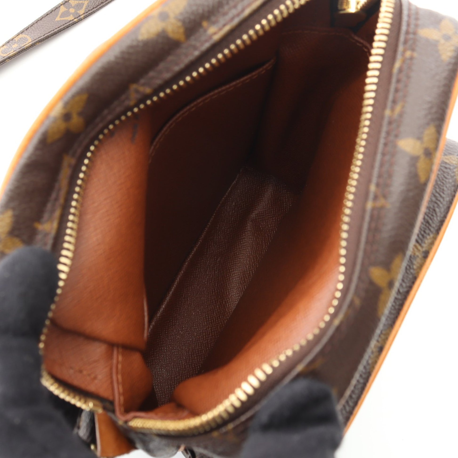 アマゾン モノグラム ショルダーバッグ PVC レザー ブラウン ルイヴィトン バッグ LOUIS VUITTON