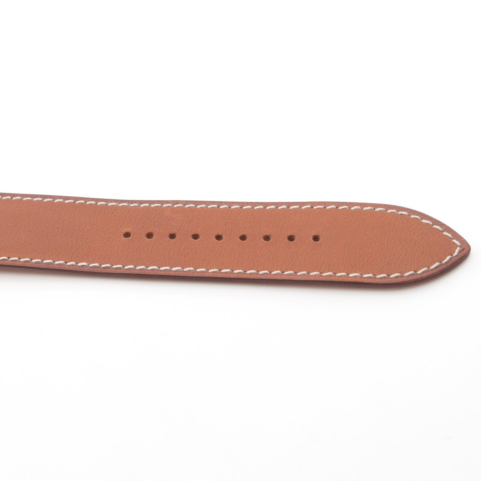 Apple Watch Hermes アップルウォッチ 42mmケース用 ドゥブルトゥール 替えベルト レザー ブラウン シルバー金具 Y刻印 エルメス 財布・小物 HERMES