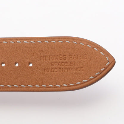 Apple Watch Hermes アップルウォッチ 42mmケース用 ドゥブルトゥール 替えベルト レザー ブラウン シルバー金具 Y刻印 エルメス 財布・小物 HERMES