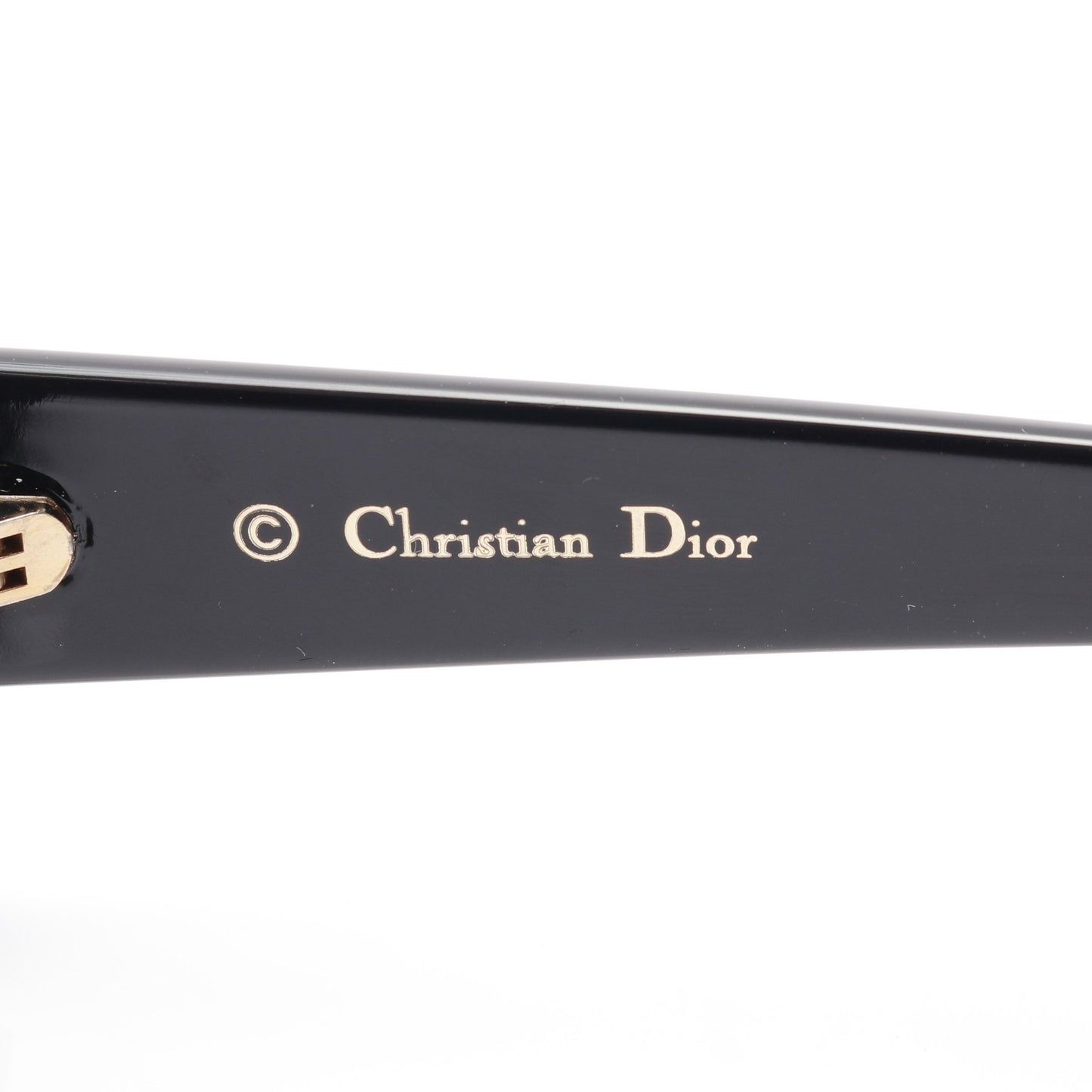 サングラス ブラック ラインストーン クリスチャンディオール 財布・小物 Christian Dior
