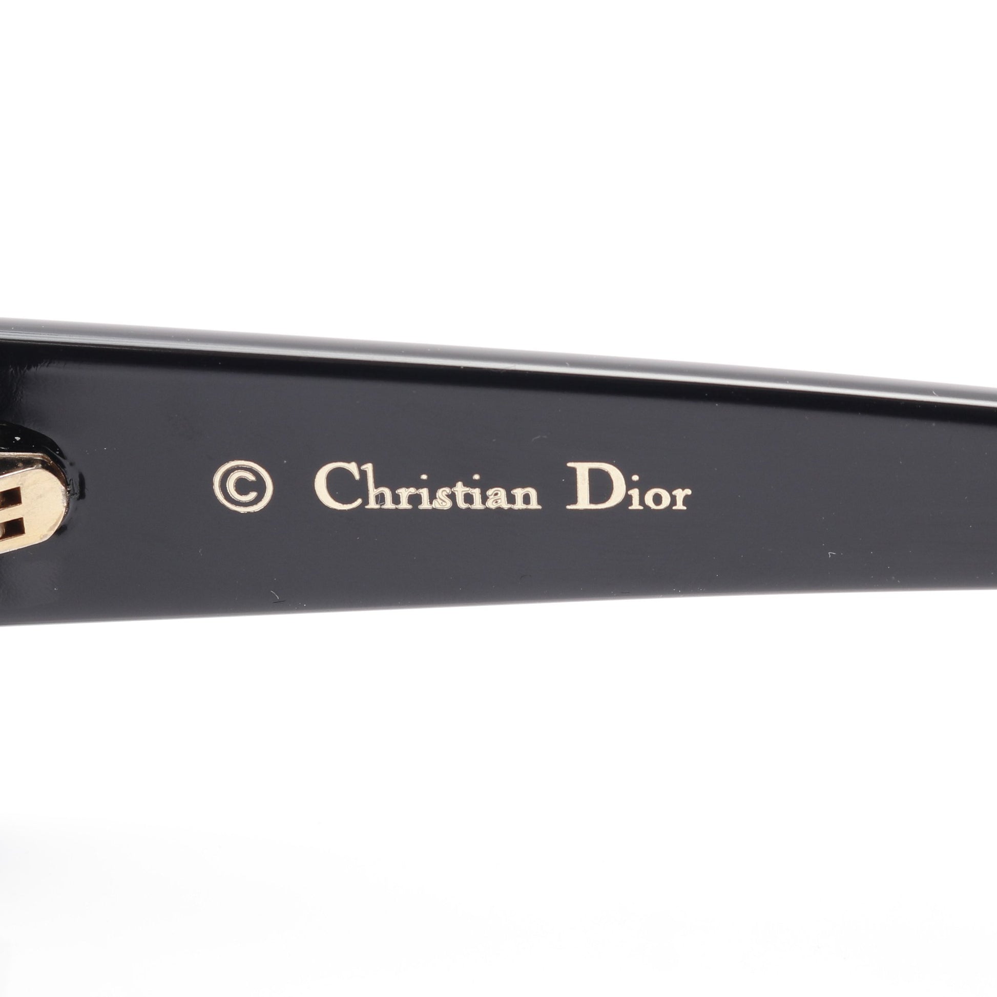 サングラス ブラック ラインストーン クリスチャンディオール 財布・小物 Christian Dior