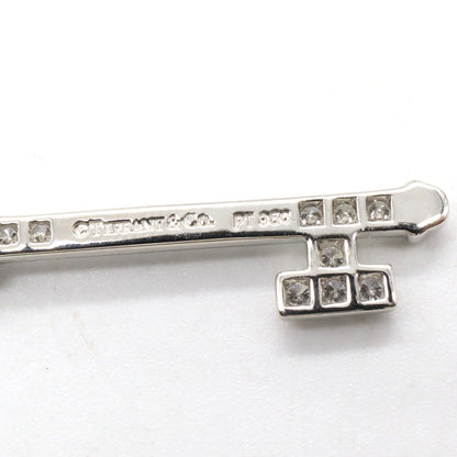 キーハート ペンダント トップ ダイヤ ペンダントトップ Pt950プラチナ ダイヤモンド クリア ティファニー アクセサリー TIFFANY & Co.