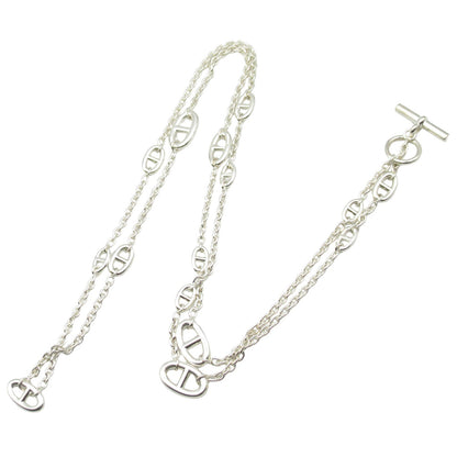 シェーヌダンクルファランドール ロングネックレス ネックレス シルバー925 シルバー エルメス アクセサリー HERMES