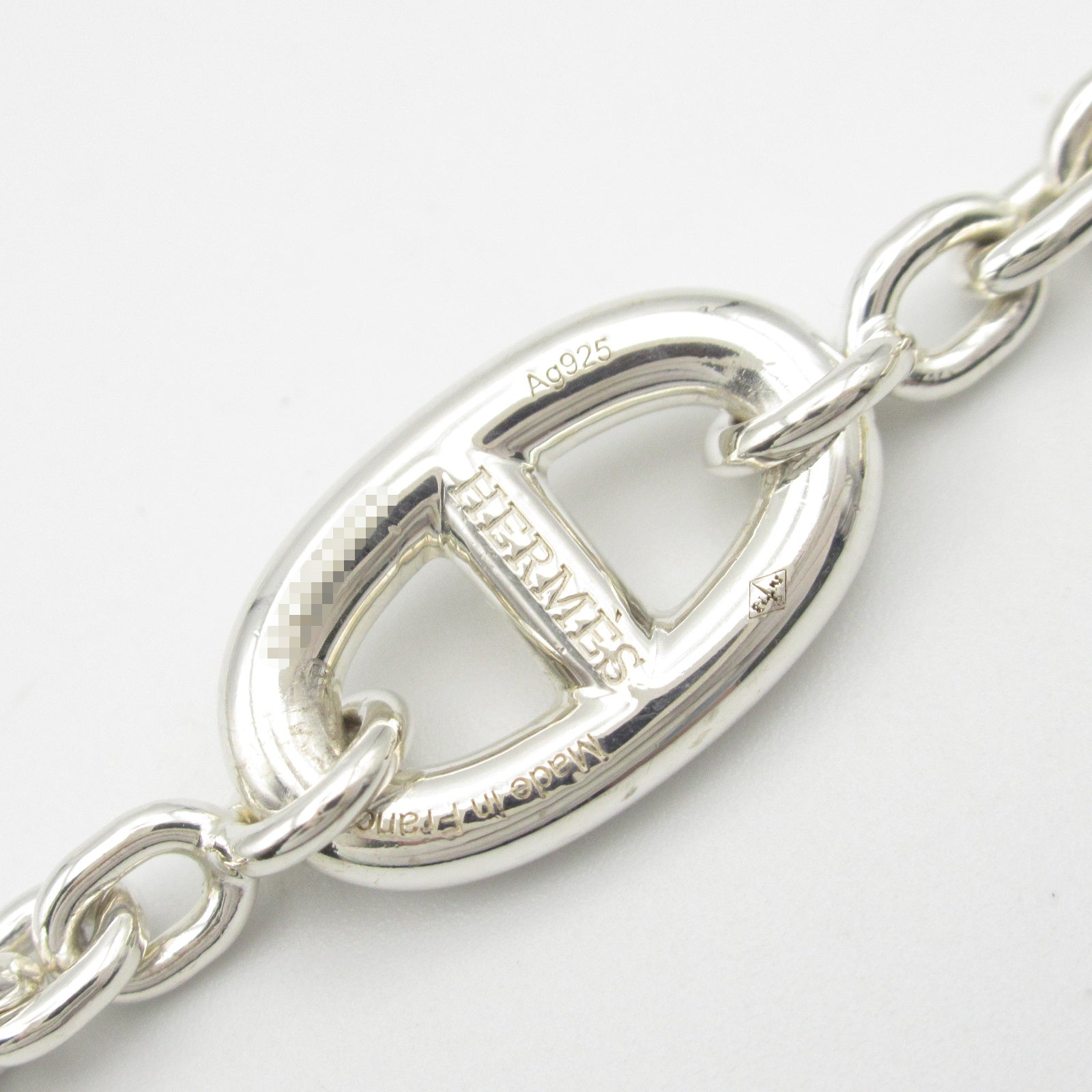 シェーヌダンクルファランドール ロングネックレス ネックレス シルバー925 シルバー エルメス アクセサリー HERMES
