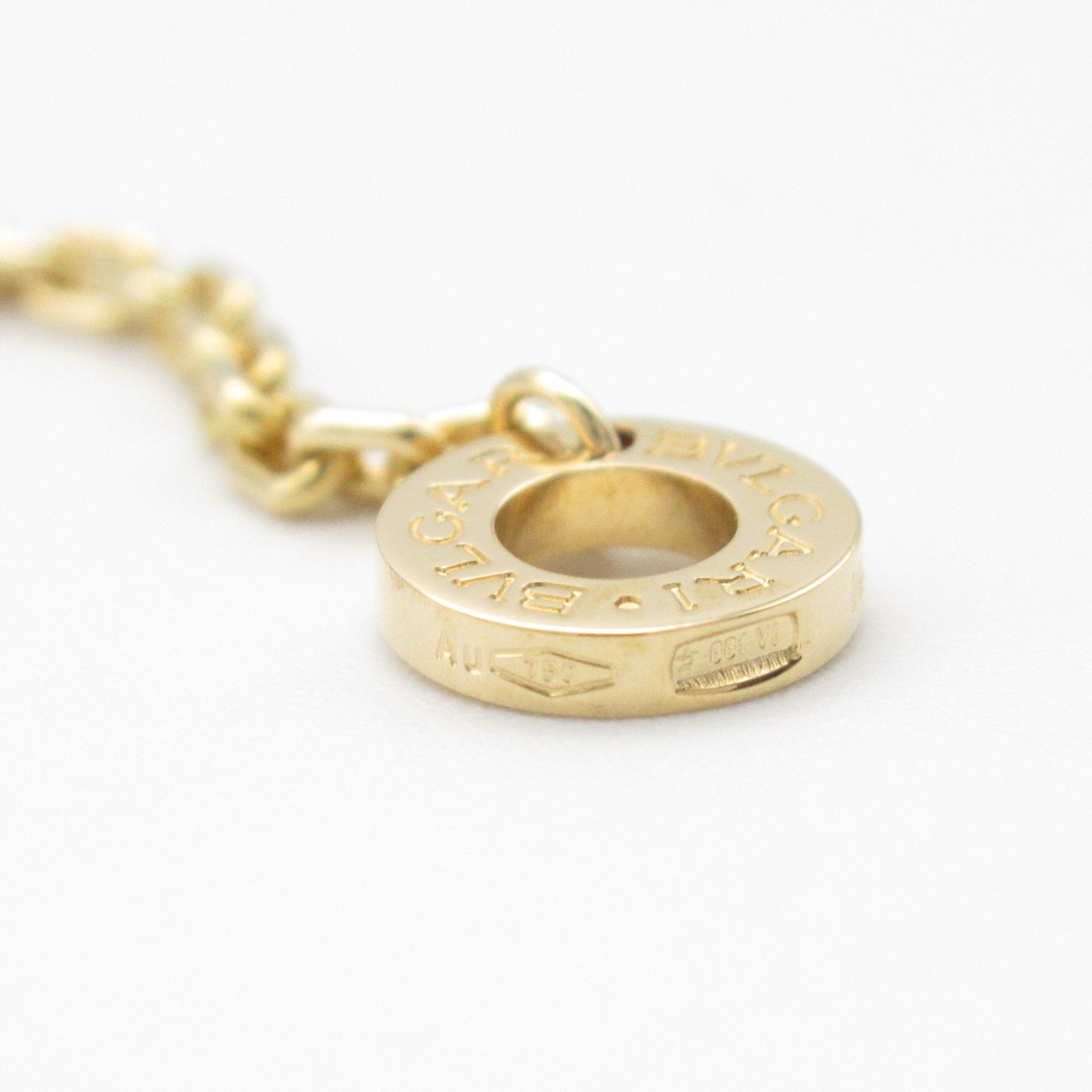 B-zero1 スパイラル ネックレス ダイヤ ネックレス K18（イエロー