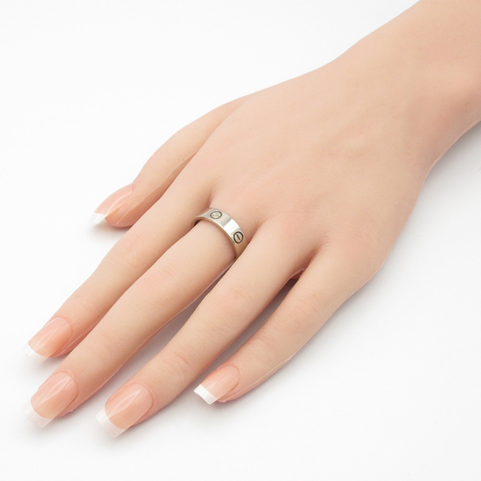 ラブリング リング 指輪 K18WG（ホワイトゴールド） シルバー