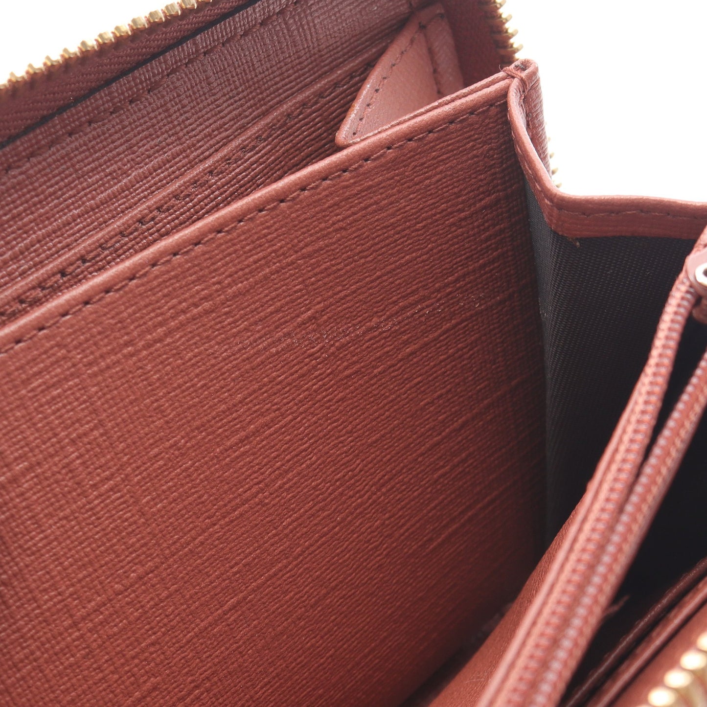GGスプリーム スター キャンバス ラウンドファスナー長財布 PVC ベージュ ダスティピンク グッチ 財布・小物 GUCCI