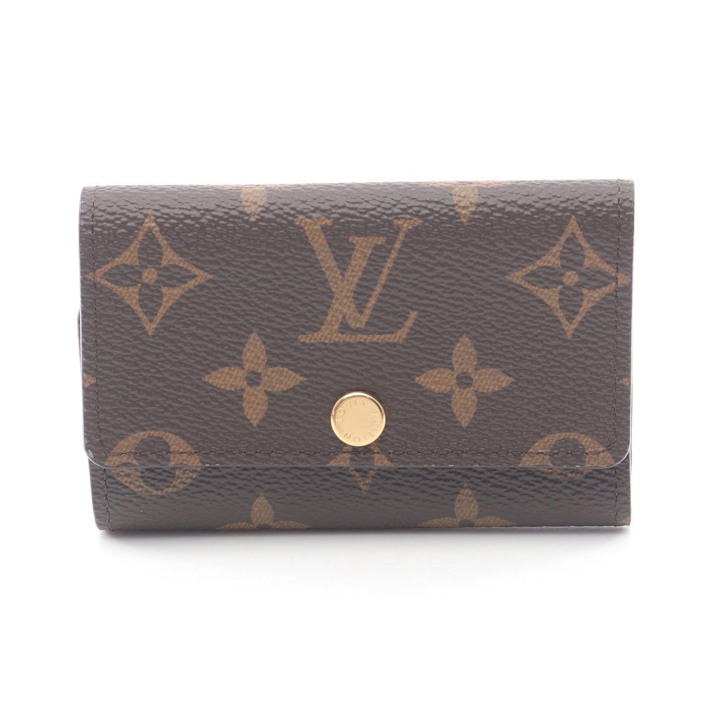 ミュルティクレ6 モノグラム 6連 キーケース PVC ブラウン ルイヴィトン 財布・小物 LOUIS VUITTON