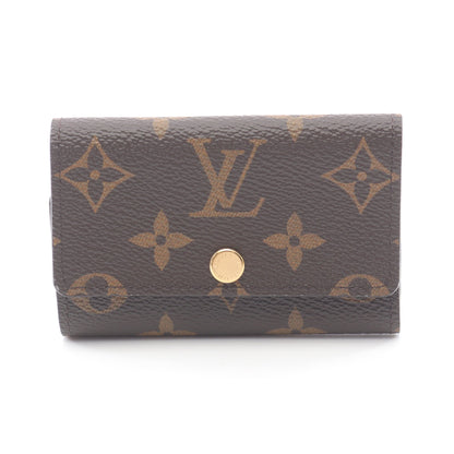 ミュルティクレ6 モノグラム 6連 キーケース PVC ブラウン ルイヴィトン 財布・小物 LOUIS VUITTON