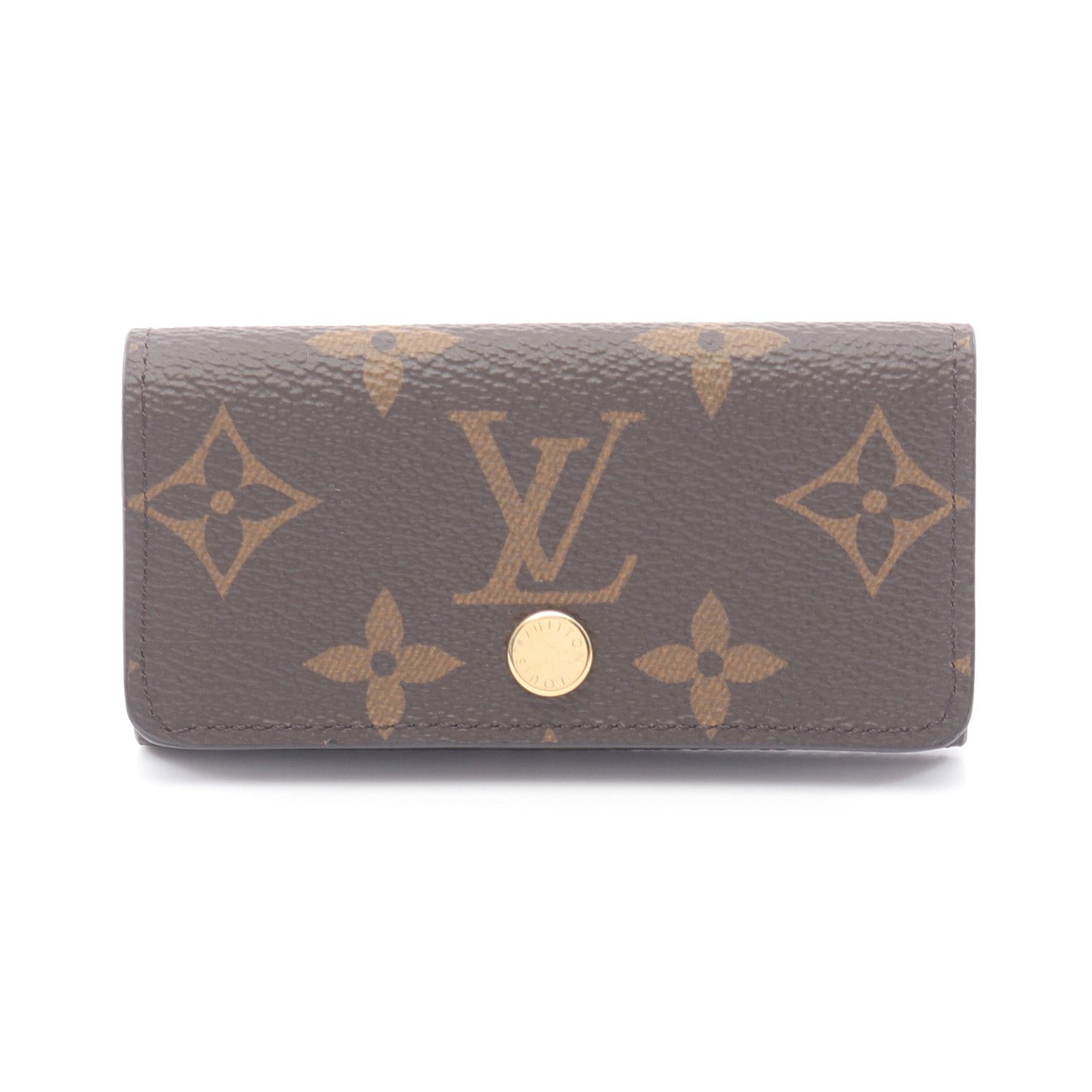 ミュルティクレ4 モノグラム 4連 キーケース PVC ブラウン ルイヴィトン 財布・小物 LOUIS VUITTON