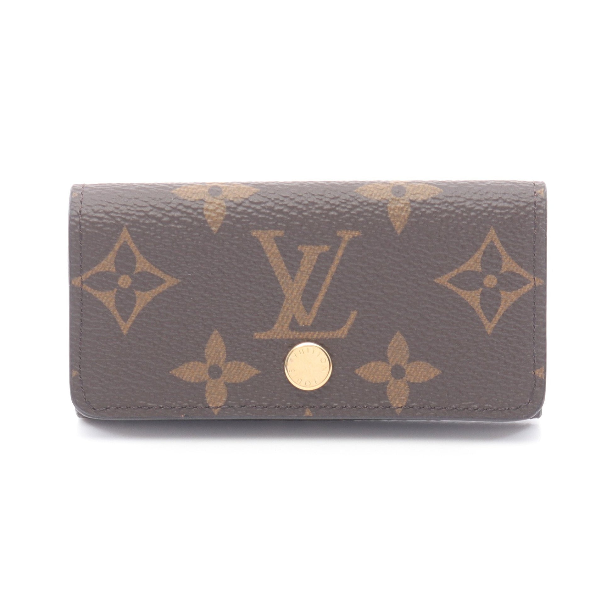 ミュルティクレ4 モノグラム 4連 キーケース PVC ブラウン ルイヴィトン 財布・小物 LOUIS VUITTON