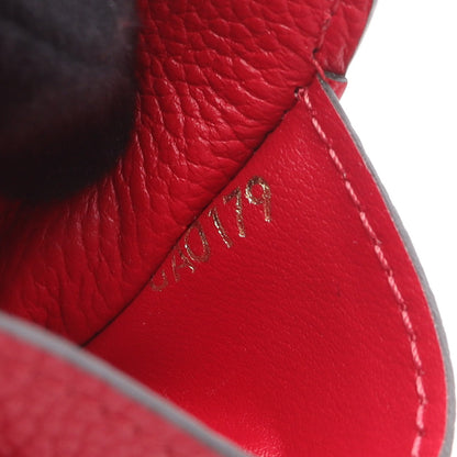 ポルトフォイユメティス アンプラント スカーレット 二つ折り長財布 レザー レッド ルイヴィトン 財布・小物 LOUIS VUITTON