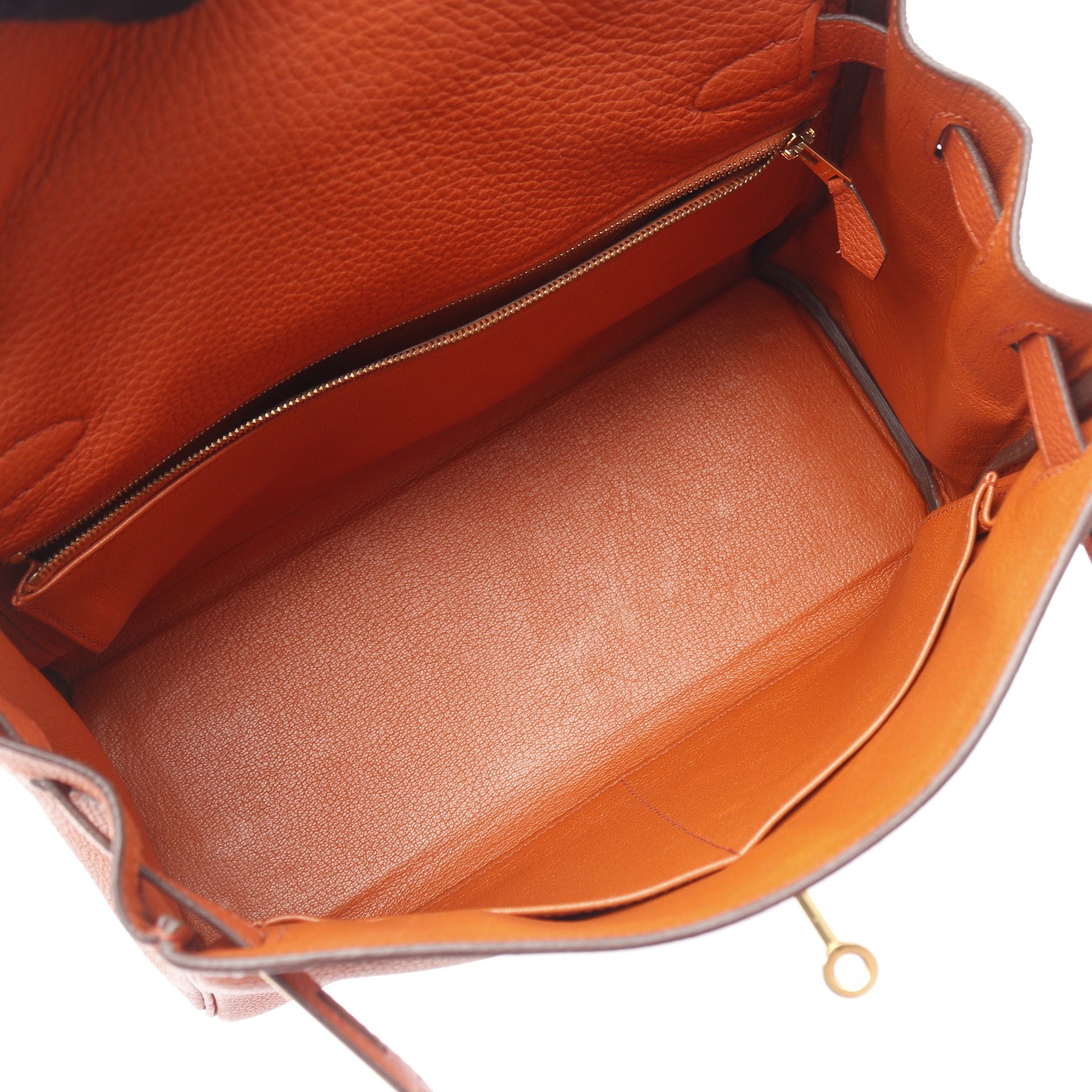 ケリー28 テールバテュー ハンドバッグ トゴ オレンジ ゴールド金具 2WAY 内縫い X刻印 エルメス バッグ HERMES