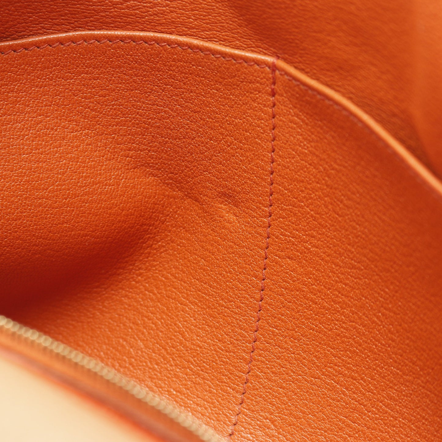 ケリー28 テールバテュー ハンドバッグ トゴ オレンジ ゴールド金具 2WAY 内縫い X刻印 エルメス バッグ HERMES