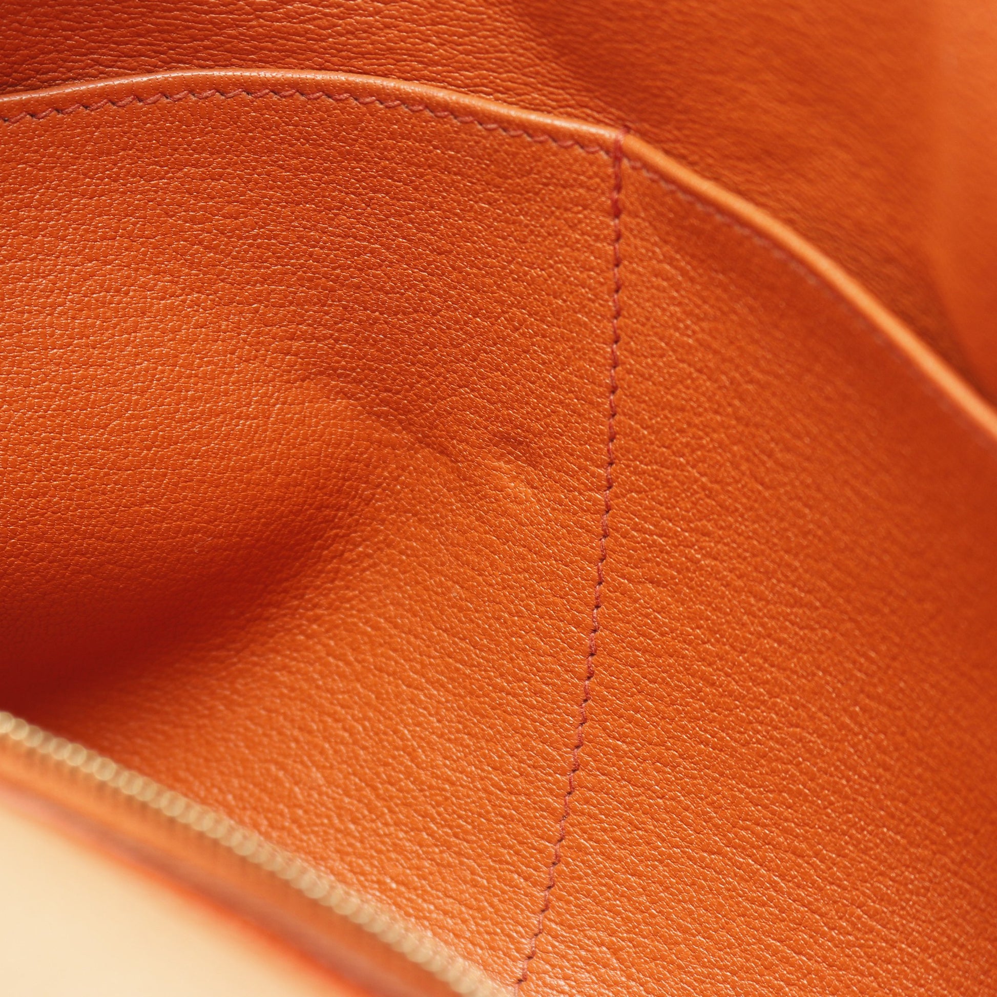 ケリー28 テールバテュー ハンドバッグ トゴ オレンジ ゴールド金具 2WAY 内縫い X刻印 エルメス バッグ HERMES