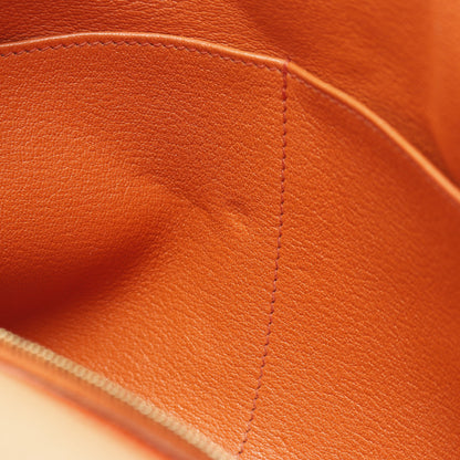 ケリー28 テールバテュー ハンドバッグ トゴ オレンジ ゴールド金具 2WAY 内縫い X刻印 エルメス バッグ HERMES