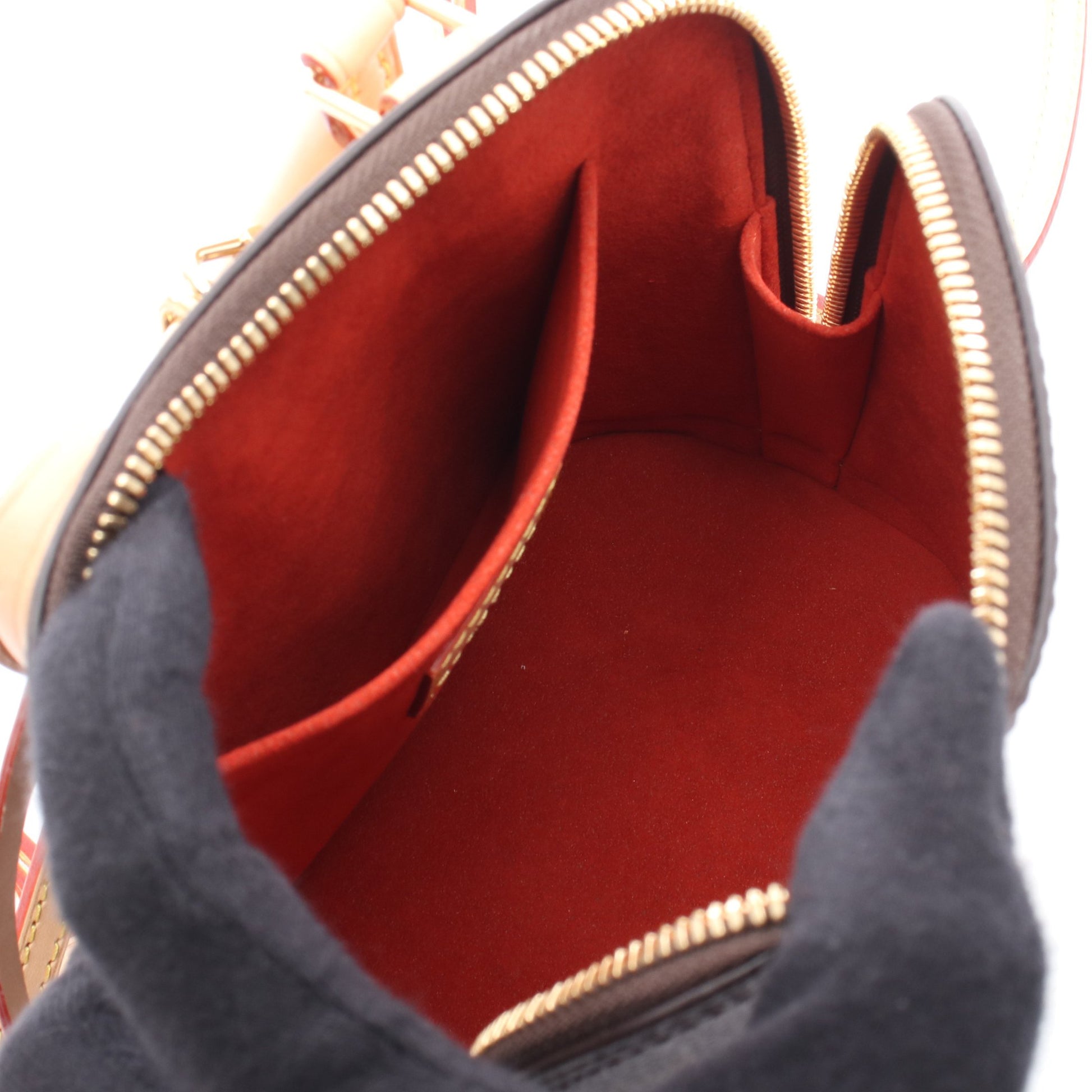 アルマ バックパック モノグラム リュックサック PVC レザー ブラウン ルイヴィトン バッグ LOUIS VUITTON