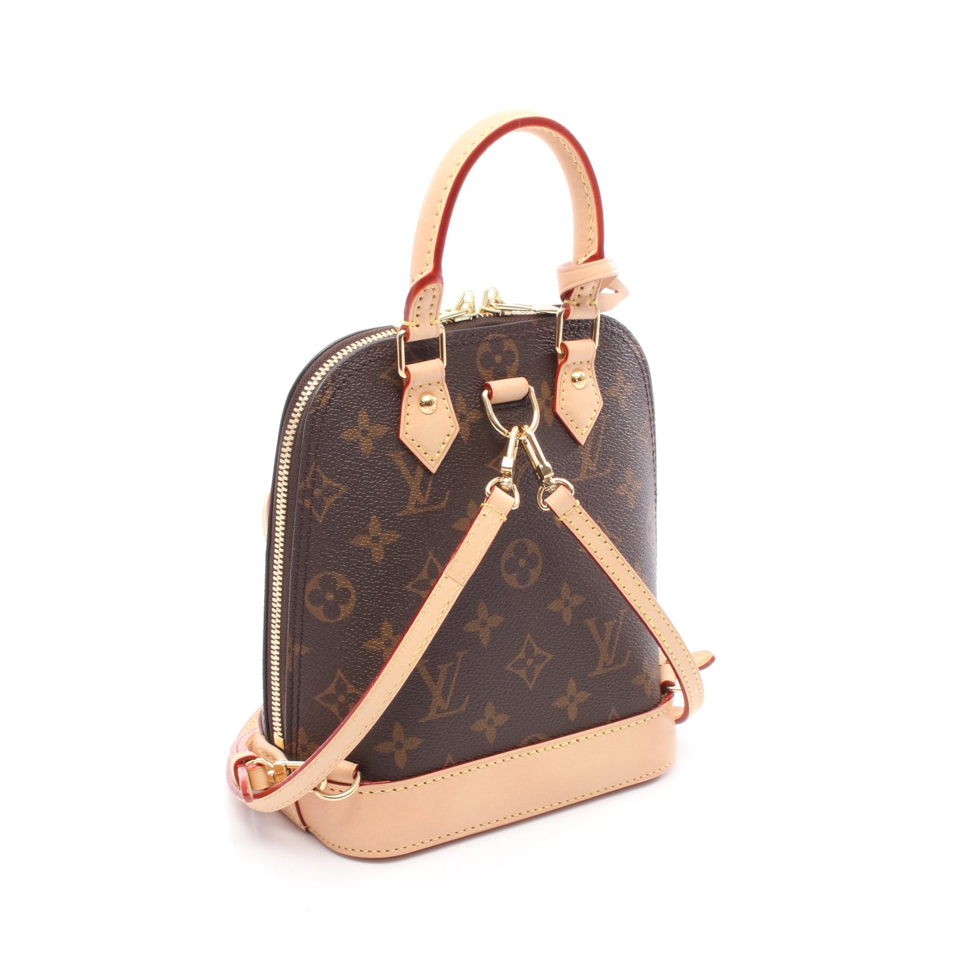 アルマ バックパック モノグラム リュックサック PVC レザー ブラウン ルイヴィトン バッグ LOUIS VUITTON