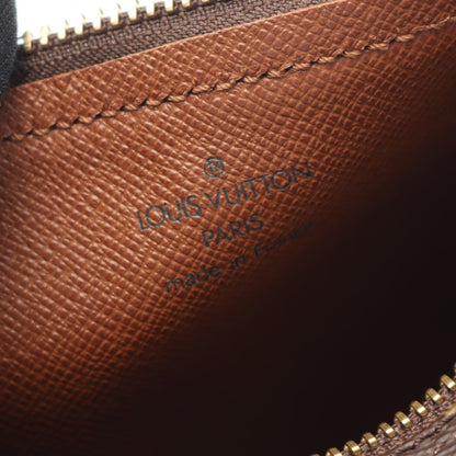 ミニパピヨン モノグラム ハンドバッグ PVC レザー ブラウン ルイヴィトン バッグ LOUIS VUITTON