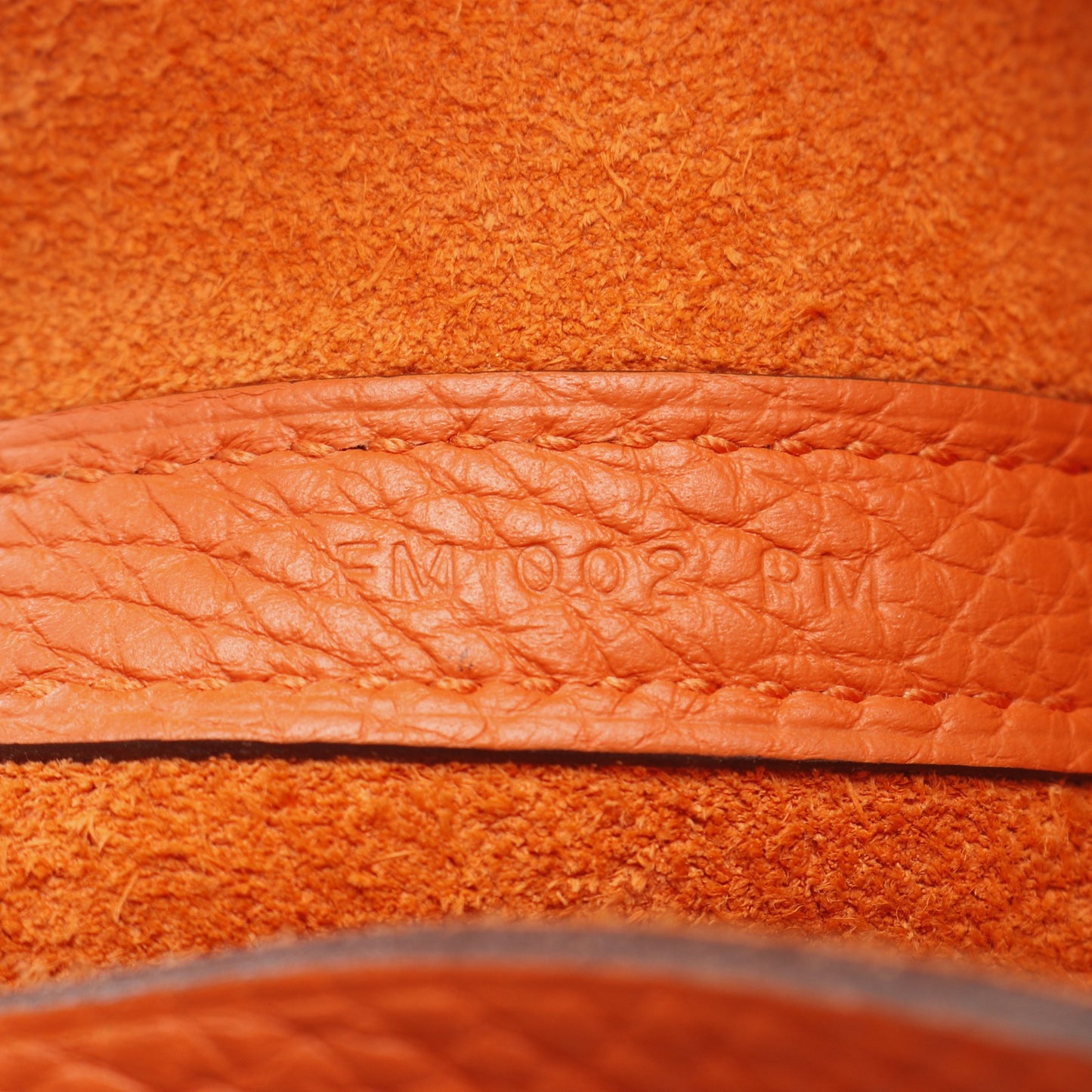 ピコタンロックPM オレンジポピー ハンドバッグ トリヨンクレマンス オレンジ シルバー金具 Y刻印 エルメス バッグ HERMES