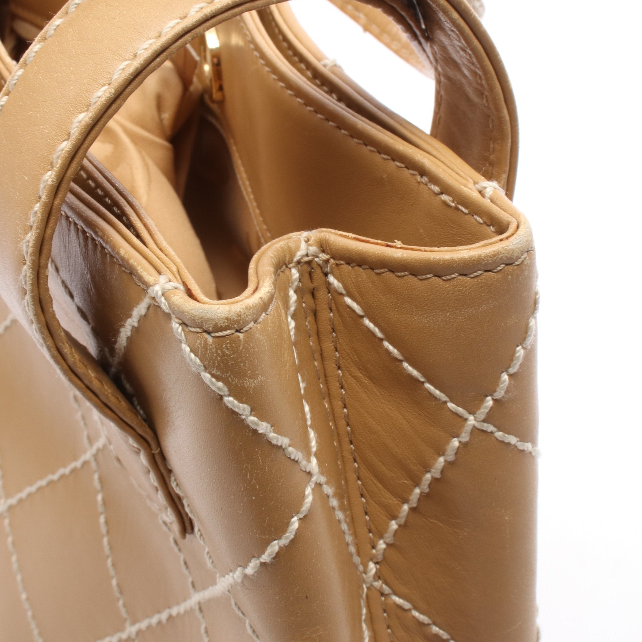 ワイルドステッチ ハンドバッグ トートバッグ レザー ライト