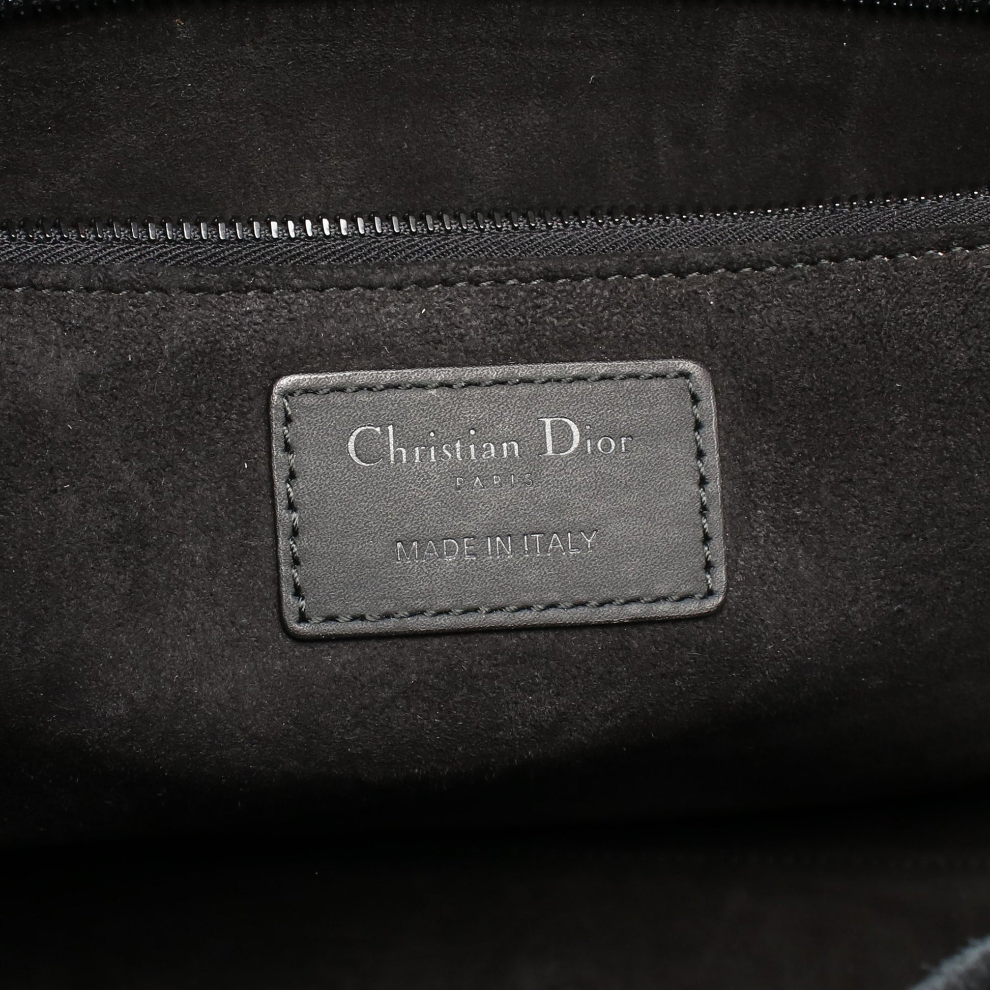 レディディオール ラージ カナージュ ハンドバッグ レザー ブラック クリスチャンディオール バッグ Christian Dior
