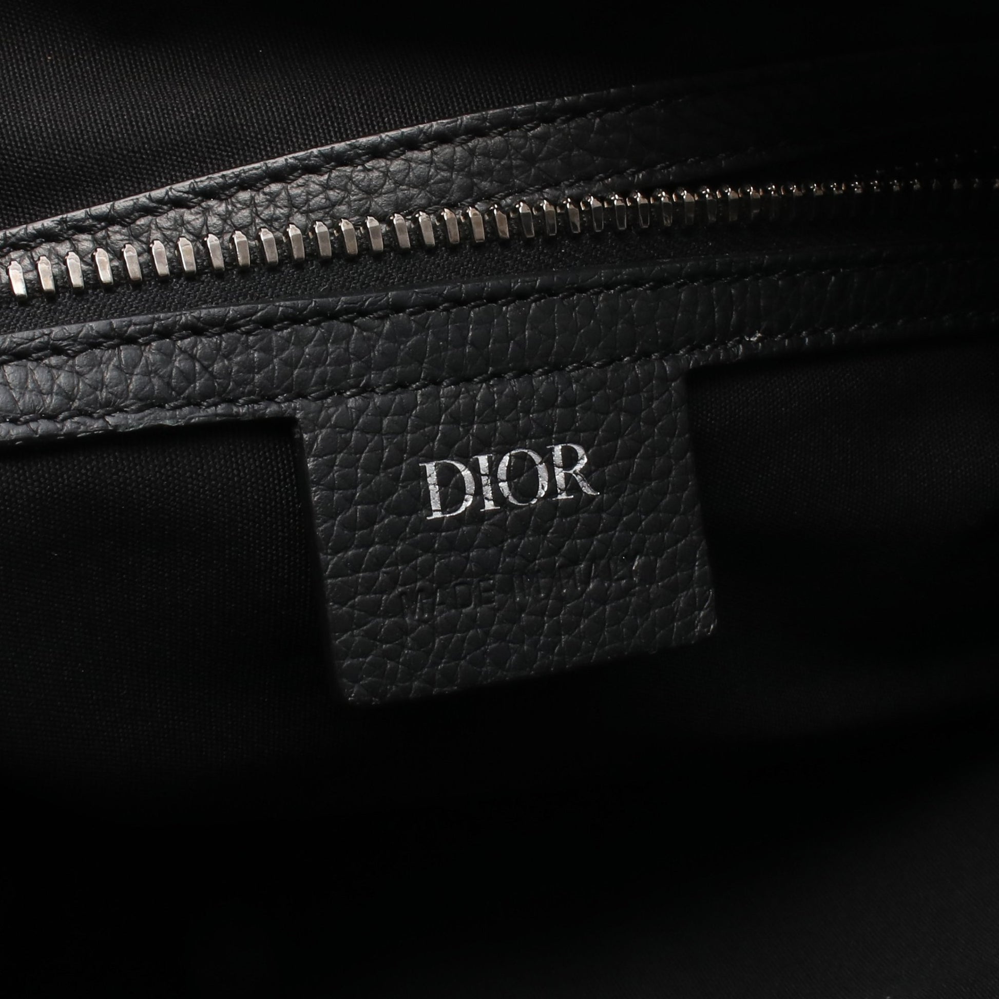 SADDLE サドル オブリーク ボディバッグ キャンバス レザー ネイビー クリスチャンディオール バッグ Christian Dior