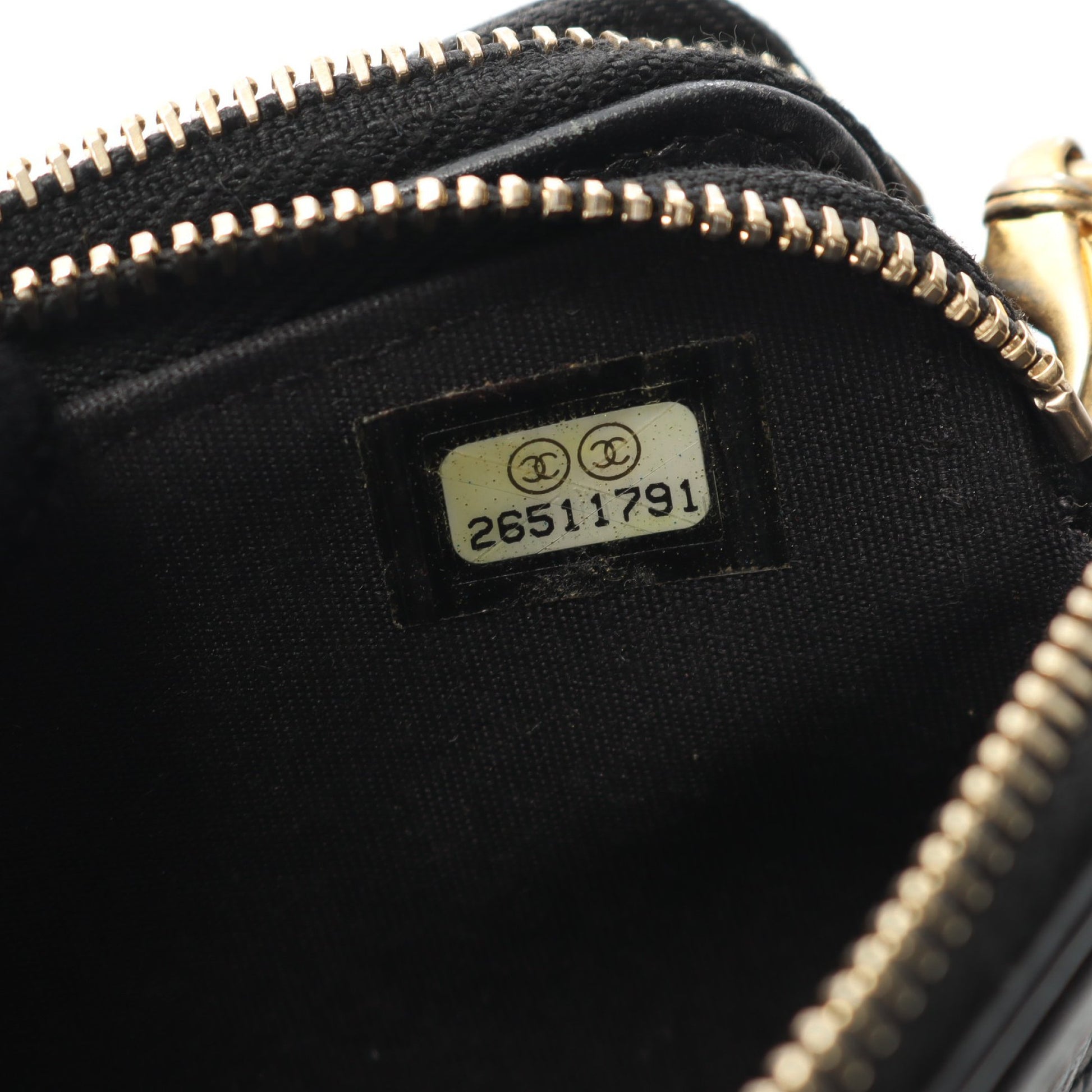 CCフィリグリー マトラッセ ショルダーウォレット キャビアスキン ブラック ゴールド金具 シャネル バッグ CHANEL