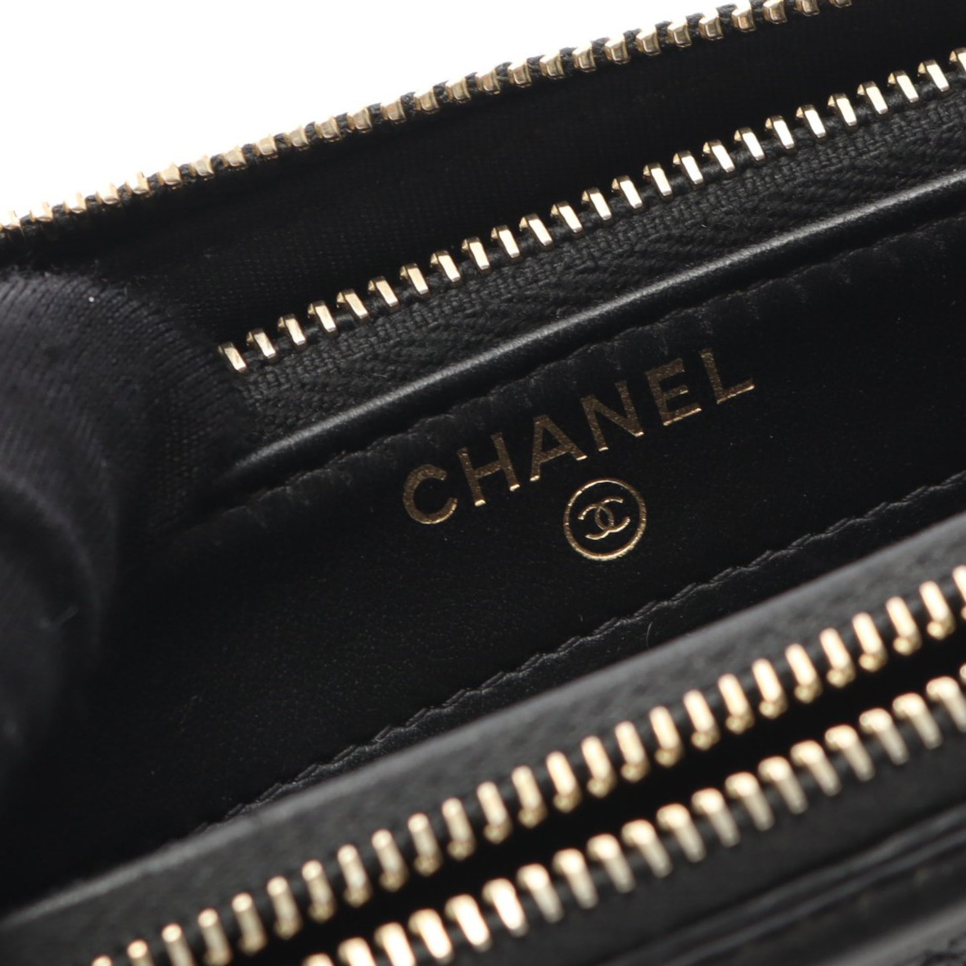 CCフィリグリー マトラッセ ショルダーウォレット キャビアスキン ブラック ゴールド金具 シャネル バッグ CHANEL