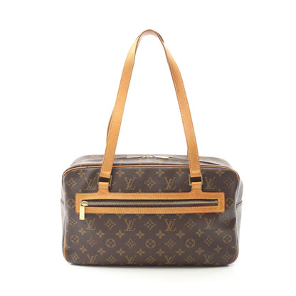 シテGM モノグラム ショルダーバッグ PVC レザー ブラウン ルイヴィトン バッグ LOUIS VUITTON