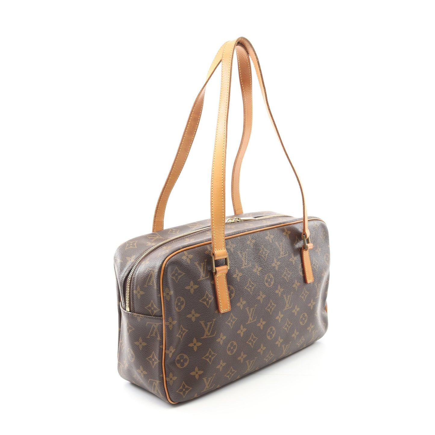 シテGM モノグラム ショルダーバッグ PVC レザー ブラウン ルイヴィトン バッグ LOUIS VUITTON