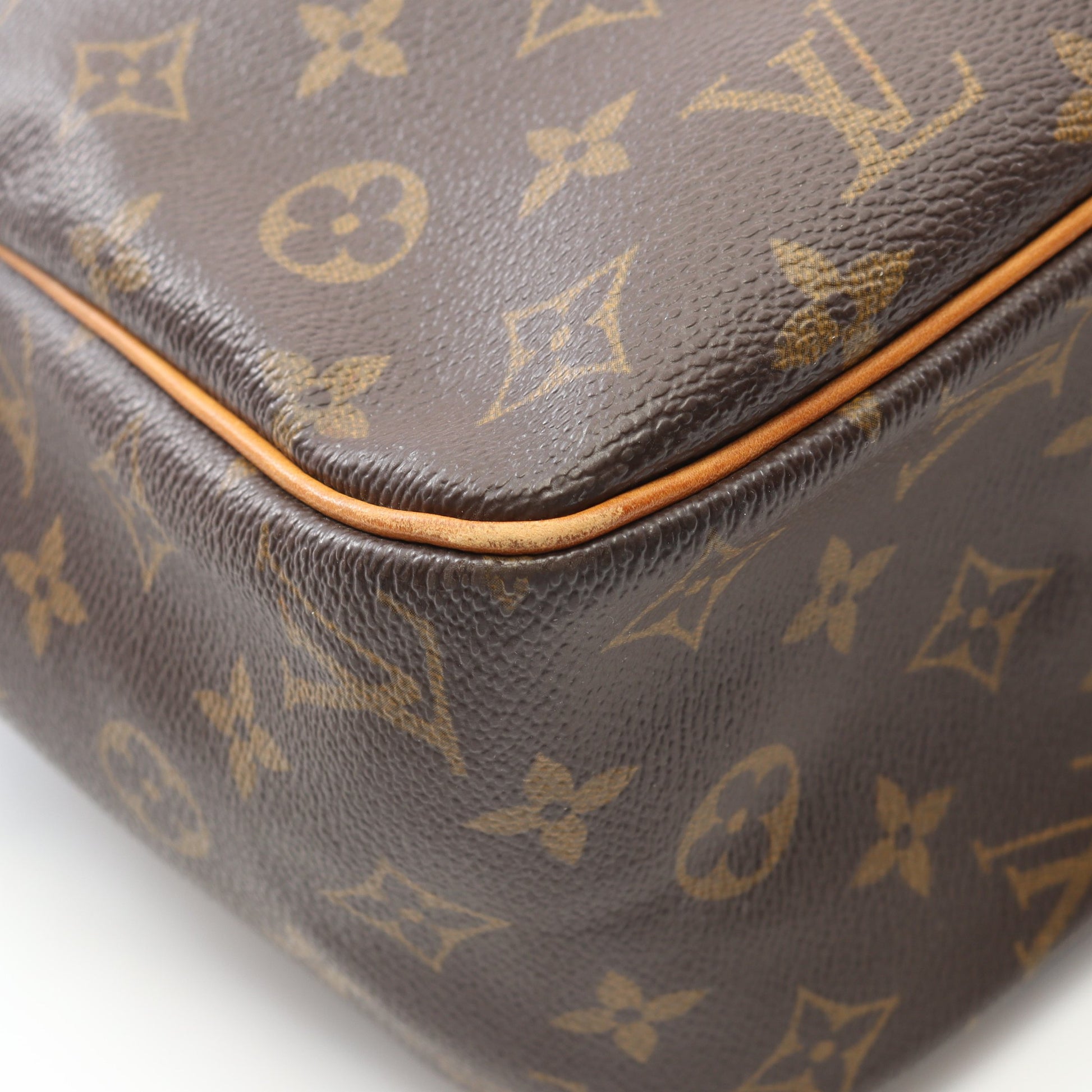 シテGM モノグラム ショルダーバッグ PVC レザー ブラウン ルイヴィトン バッグ LOUIS VUITTON