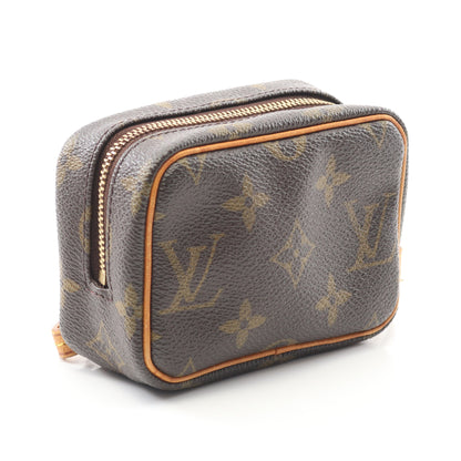 トゥルース ワピティ モノグラム ポーチ PVC レザー ブラウン ルイヴィトン 財布・小物 LOUIS VUITTON