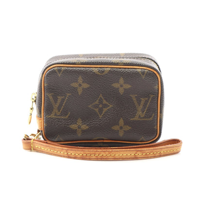 トゥルース ワピティ モノグラム ポーチ PVC レザー ブラウン ルイヴィトン 財布・小物 LOUIS VUITTON